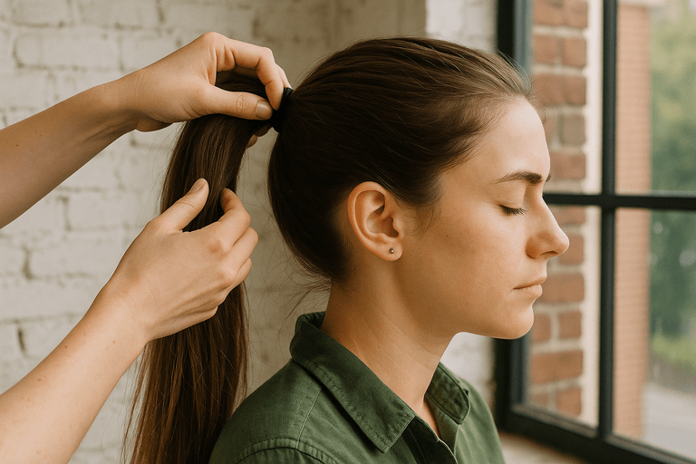 How to Make a Perfect Ponytail