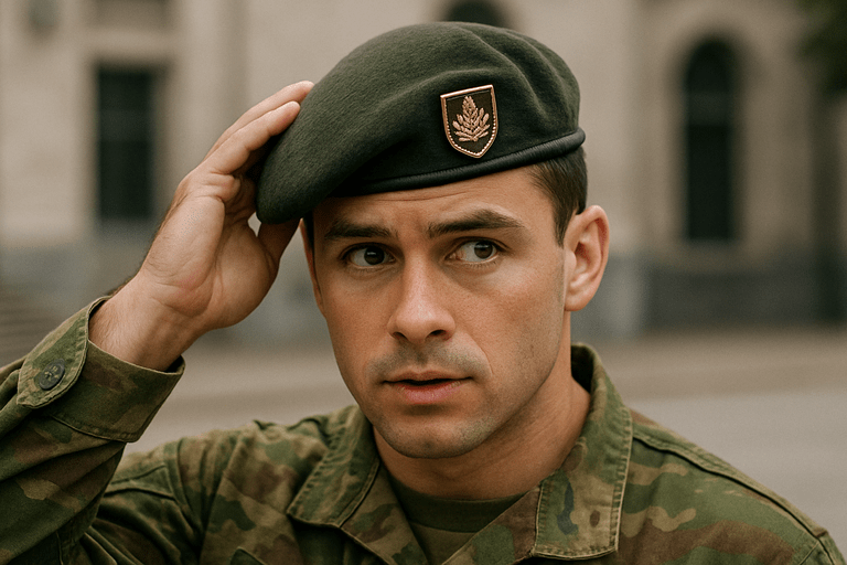 How to Wear a Beret Military