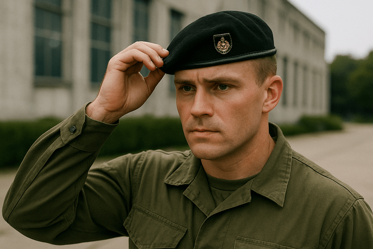 How to Wear a Beret Military
