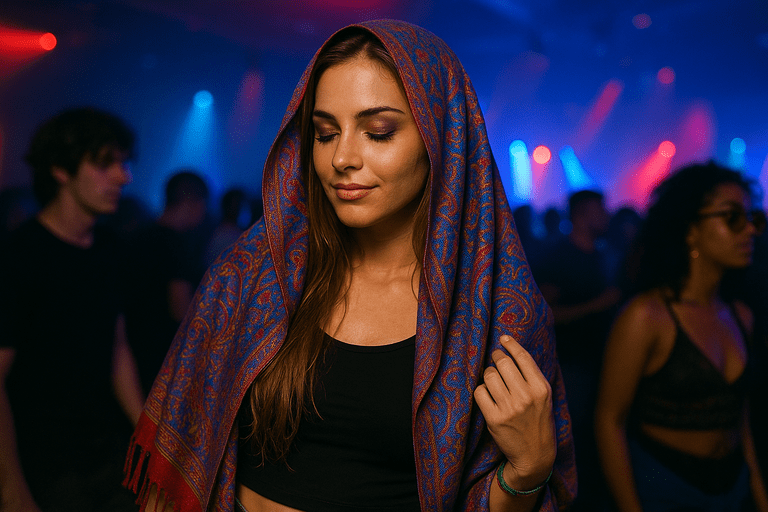 How to Wear a Pashmina Rave with Style