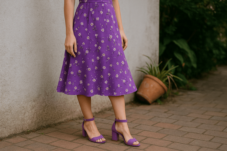 Shoes Matching With Purple Dress