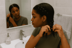 How to Do a Dutch Braid by Yourself