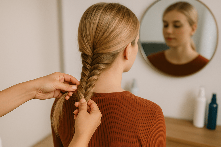 how to do a fishtail braid