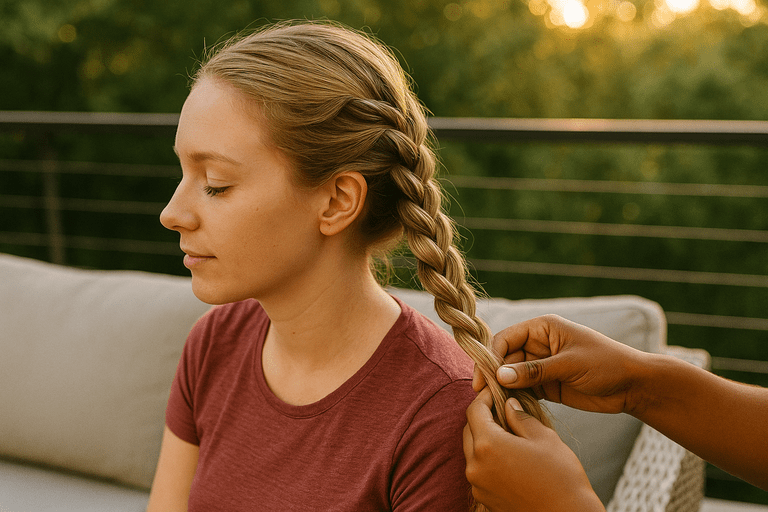 how to do a french braid