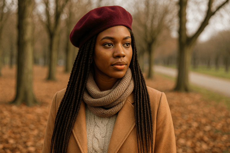 how to wear a beret