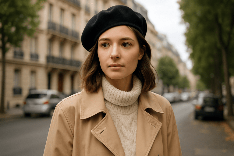how to wear a beret