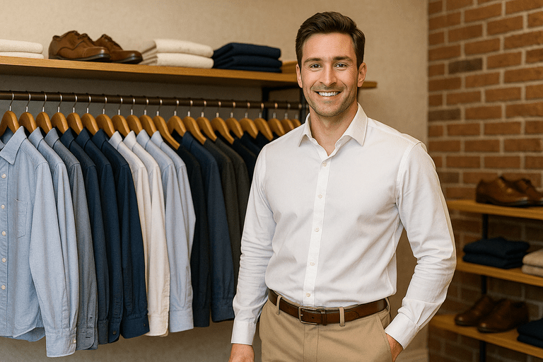 how to wear a dress shirt tucked in