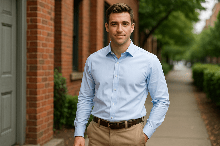 how to wear a dress shirt tucked in
