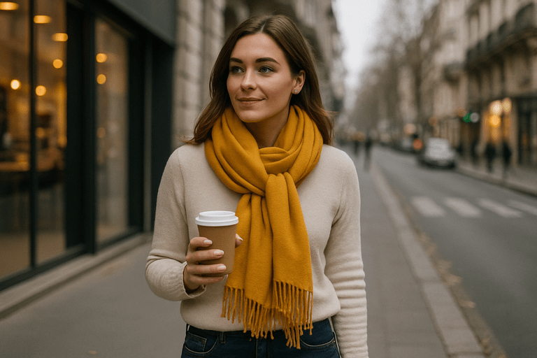 how to wear a pashmina