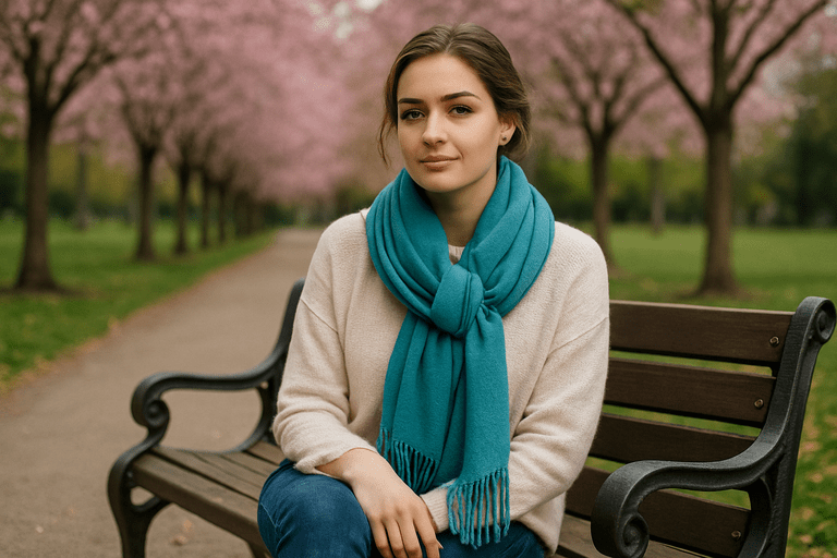 how to wear a pashmina