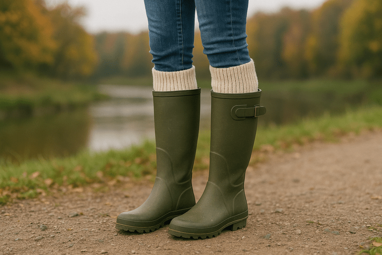 how to wear boot socks