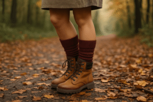 how to wear boot socks