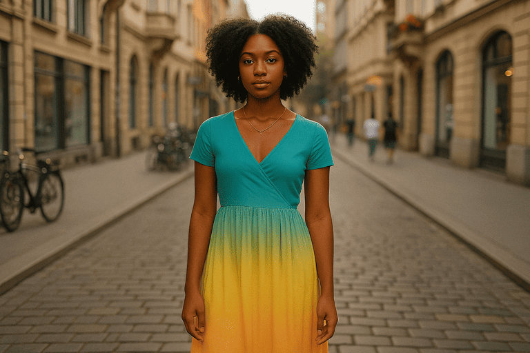 ombre dress