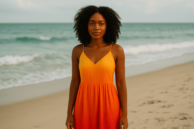 ombre dress