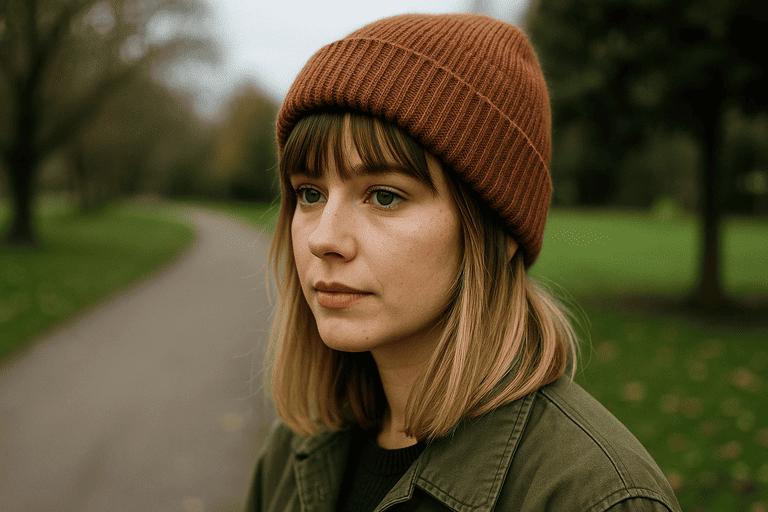 How to Wear a Beanie with Bangs Stylishly