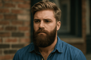 thick hair in beard